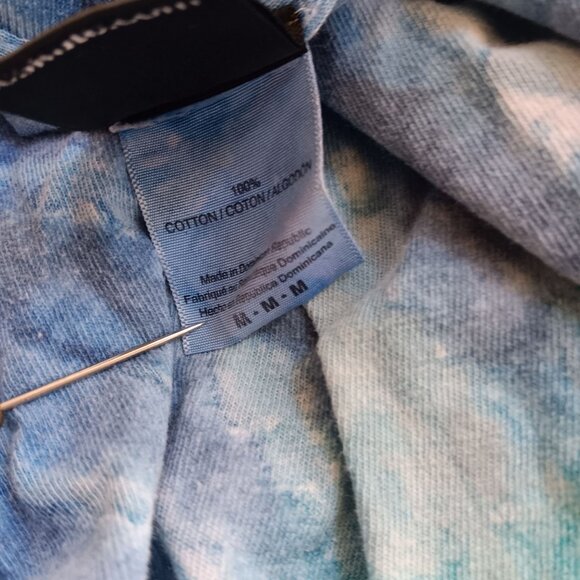 Medium T-shirt Men's Skateboards Santa Cruz Blue Tie-Dye T-Shirt M 100% Cotton - Picture 6 of 6